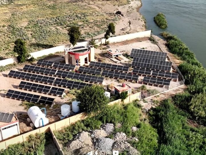 Vorsorgliche Abschaltung der Wasserstation Salihiyah in Bukamal