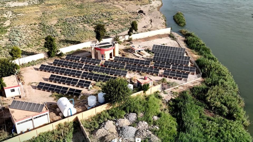 Vorsorgliche Abschaltung der Wasserstation Salihiyah in Bukamal