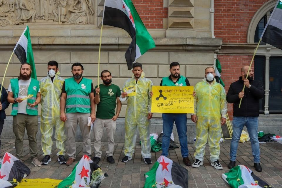 Gedenken an Chemiewaffenangriff: Syrische Exilgemeinde in Den Haag