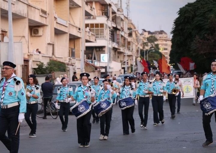 Erstes Pfadfinderregiment in Homs beendet Sommersaison mit Umzug