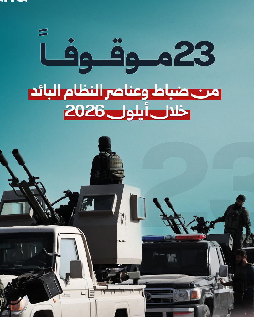23 Festnahmen von Offizieren und Angehörigen des alten Regimes im September 2026