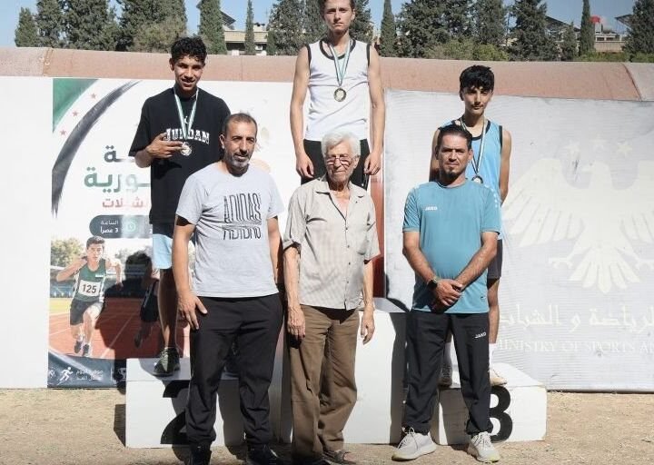 Abschluss der syrischen Leichtathletik-Meisterschaft der Nachwuchs-Klassen