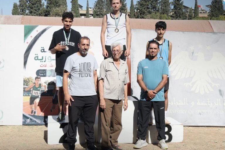 Abschluss der syrischen Leichtathletik-Meisterschaft der Nachwuchs-Klassen