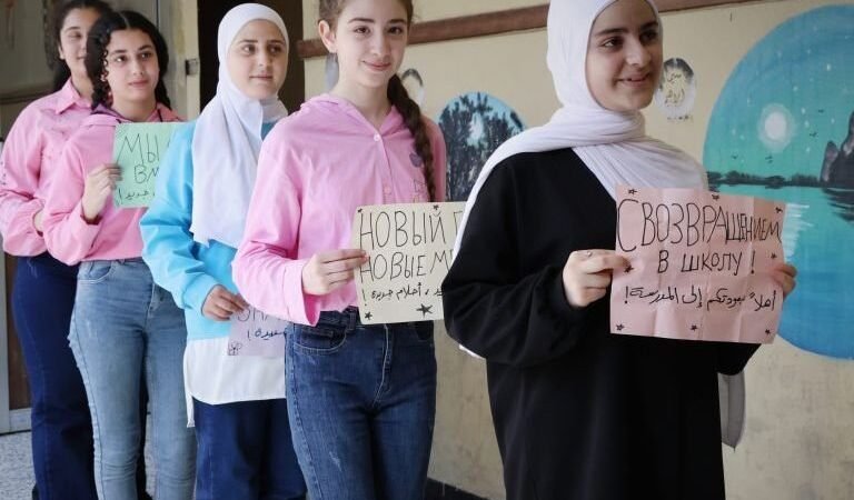 Kampagne „Sicherer Rückkehr“: „Meine Schule ist schöner“ in Homs
