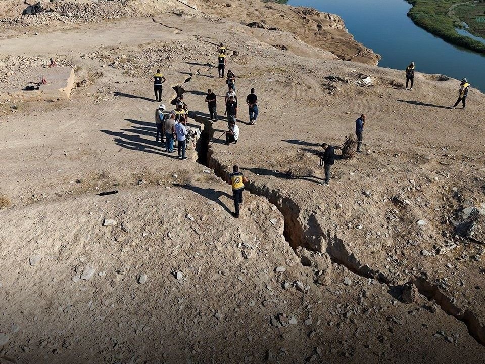 Technischer Bericht zu Erdrutschen in Baghouz (Deir ez-Zor)