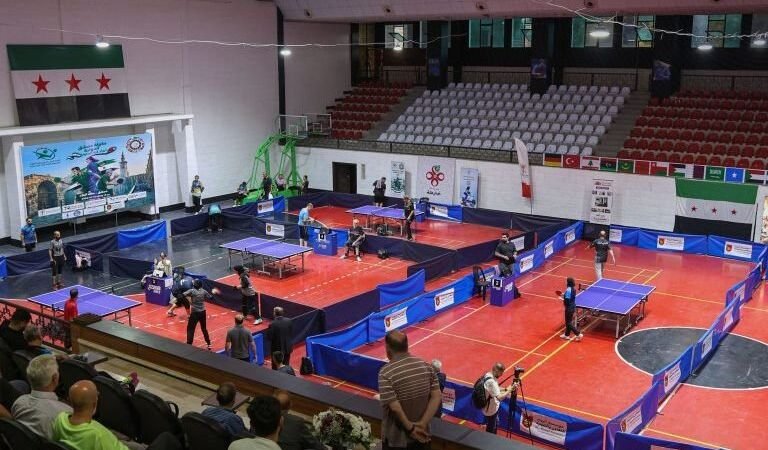 Damaskus richtet internationales Turnier für Tischtennis-Veteranen aus