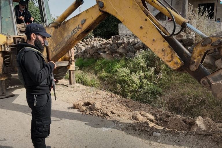 Vorgehen gegen illegale Wasserentnahmen in der Provinz Quneitra